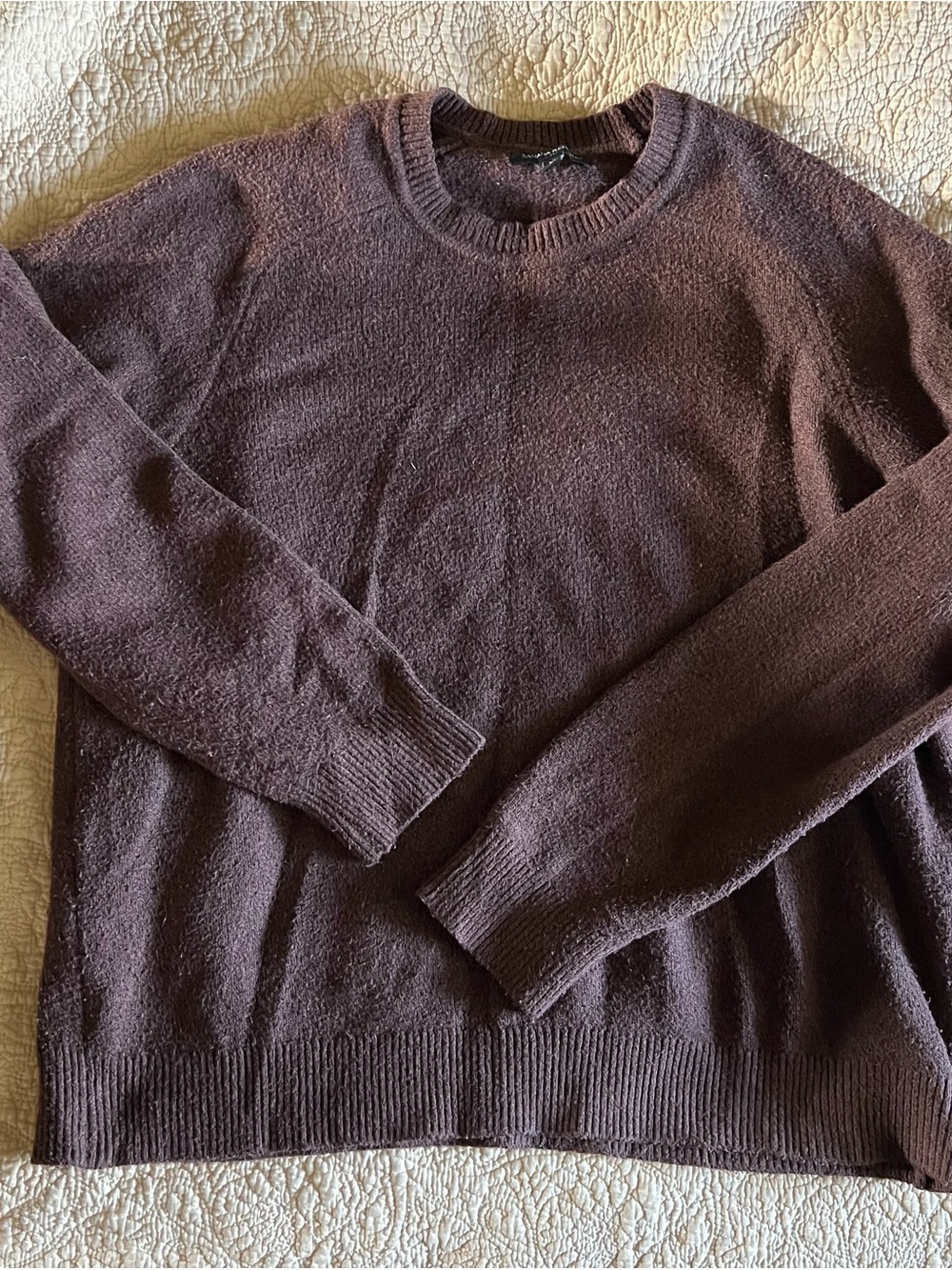 Banana Republic Men's Crewneck Sweater in brown